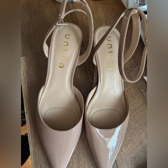 Unisa Shoes - Unisa Women's Nude Patent Heels